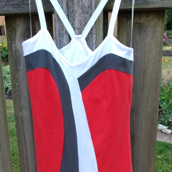 Soybu Dresses & Skirts - Soybu Athletic Tank Color Block Dress SZ Med